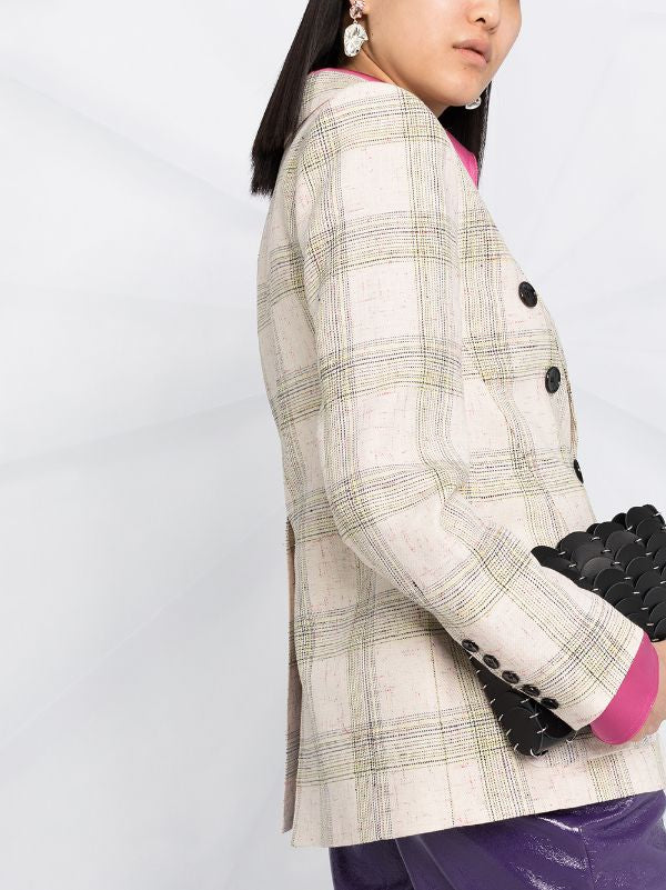 Lenora Zweireiherjacke mit Karomuster 