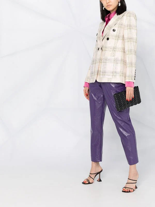 Lenora Zweireiherjacke mit Karomuster 
