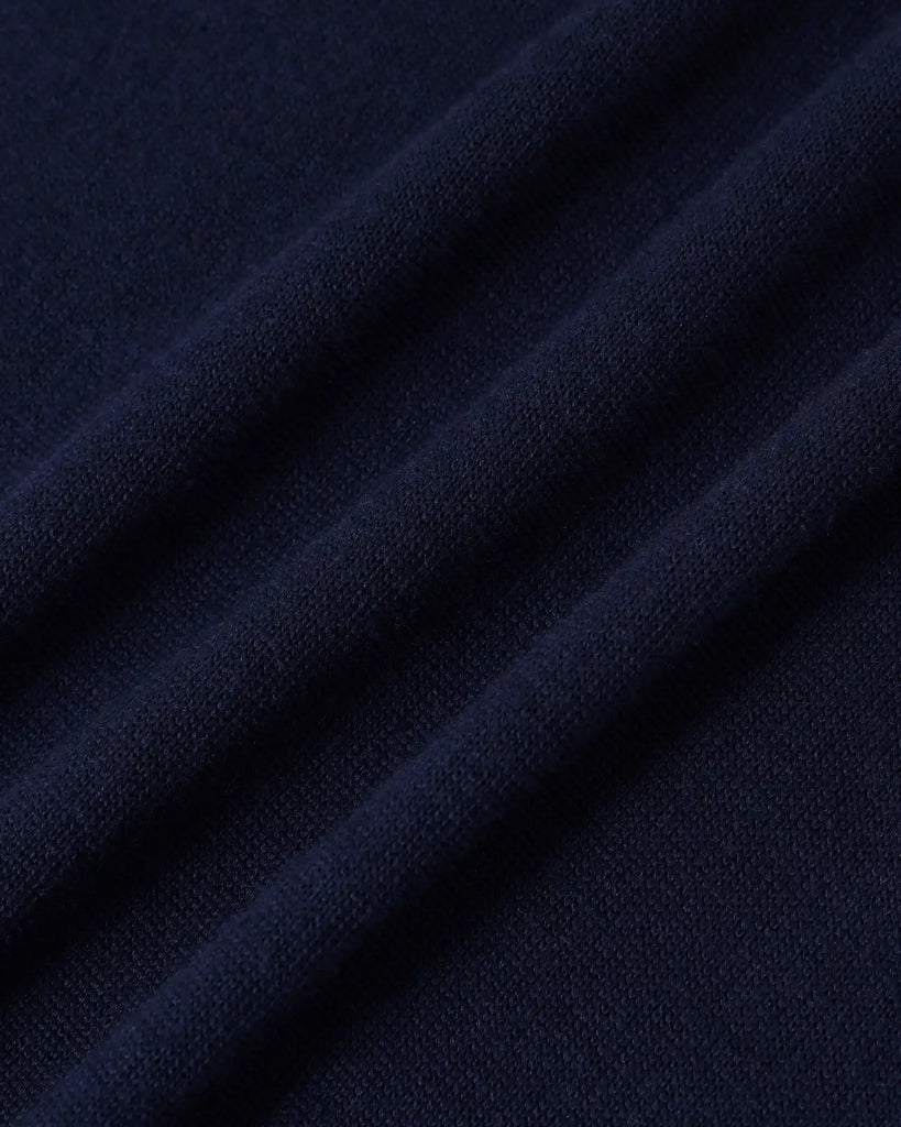 logo-patch roll-neck sweater