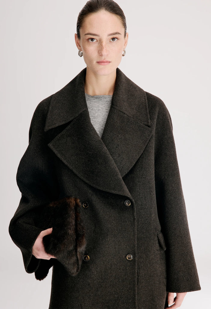 double-breasted notch-lapel jacket