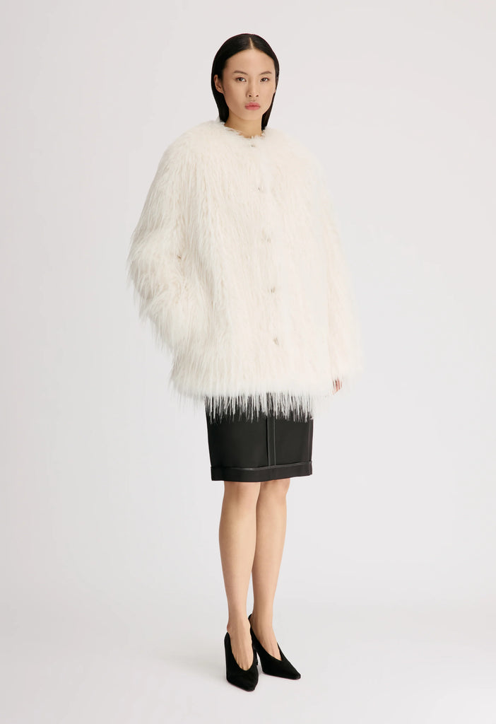 ROWE Faux fur coat