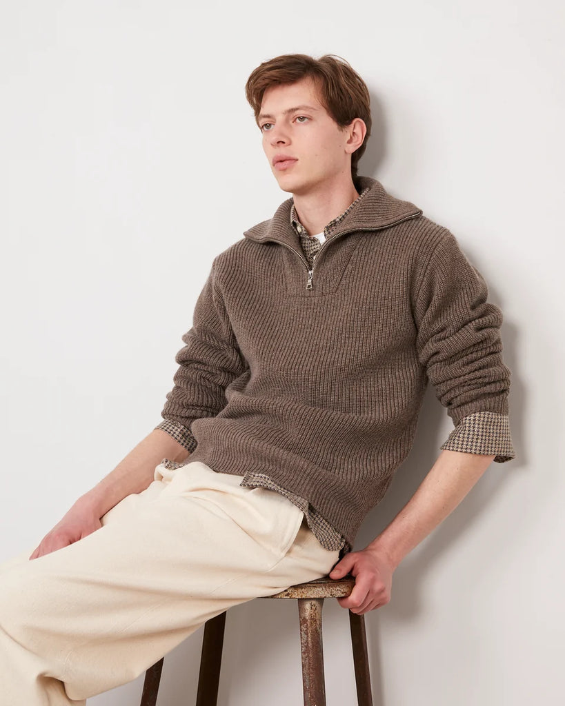 Tarek quarter-zip sweater