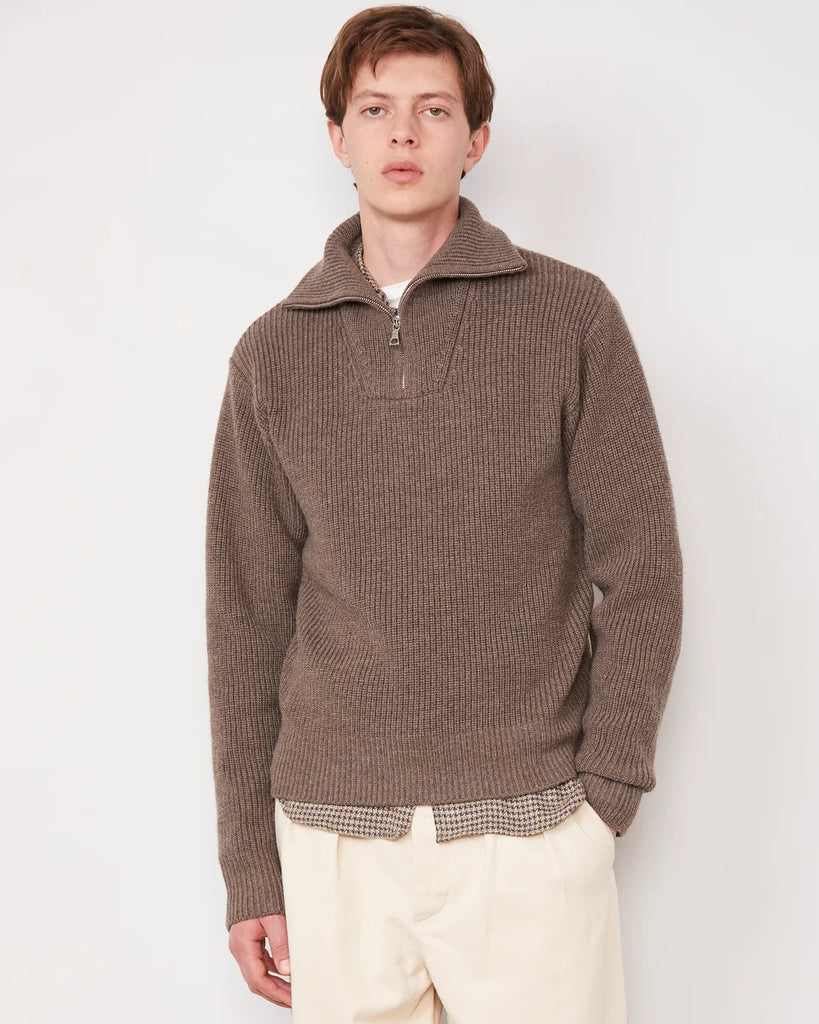Tarek quarter-zip sweater