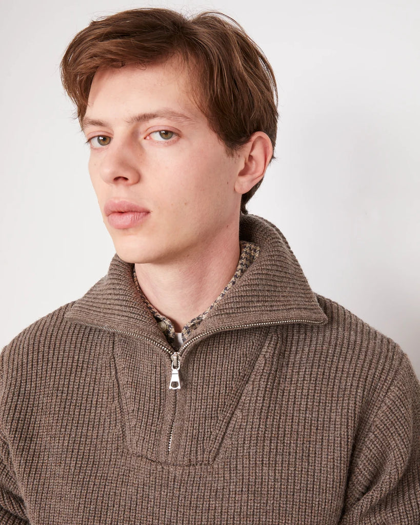 Tarek quarter-zip sweater