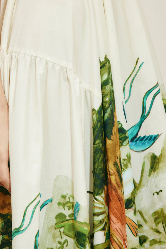 X Mokshini Toucan Tango maxi dress