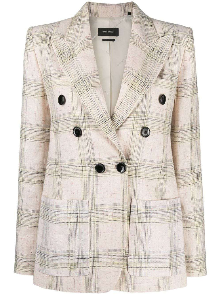 Lenora Zweireiherjacke mit Karomuster 