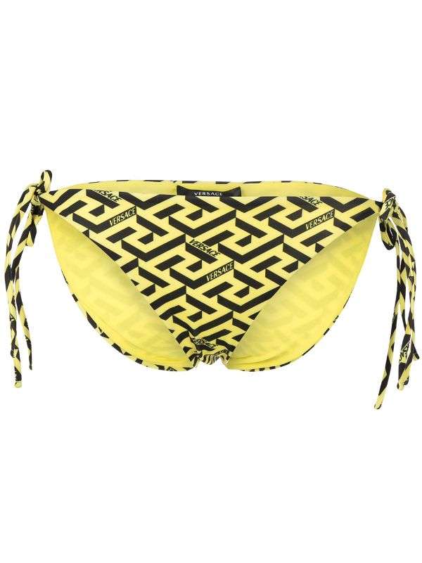Bikinihose mit Greca-Signatur-Print 
