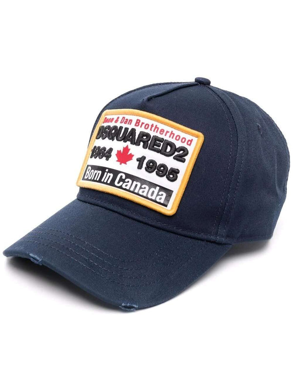 DSQUARED2 beisbola cepure ar logotipu