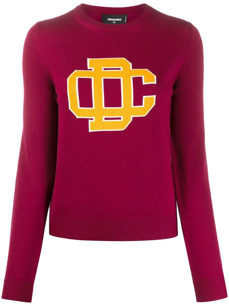 Logo knit sweater