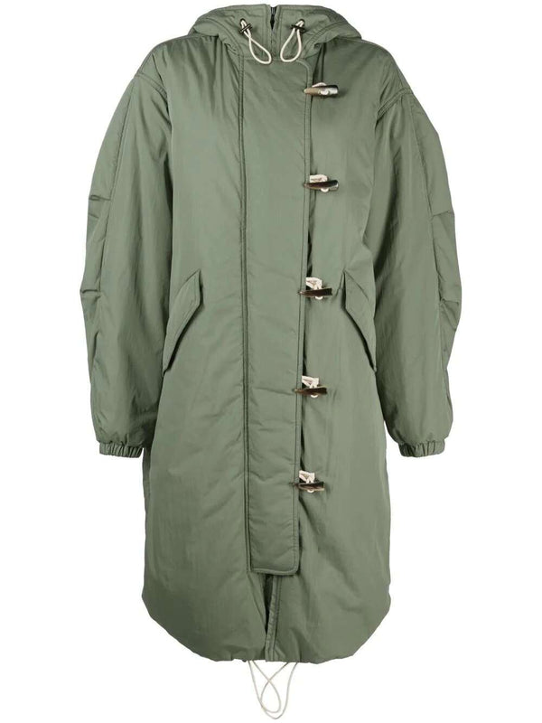 Mid-length hooded parka