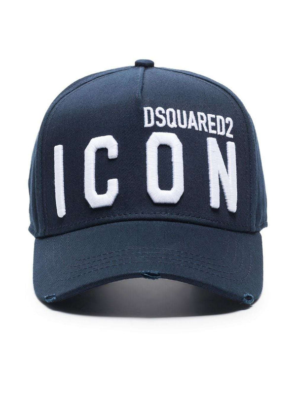 DSQUARED2 beisbola cepure ar izšūtu logotipu
